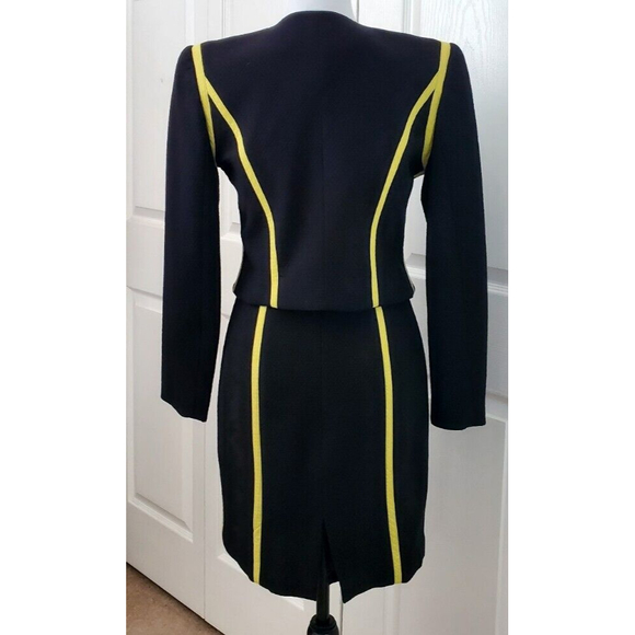 Lillie Rubin Black Cotton Sleeveless Dress W/Blazer Bodycon Crop Jacket Sz 4 EUC - Picture 5 of 9